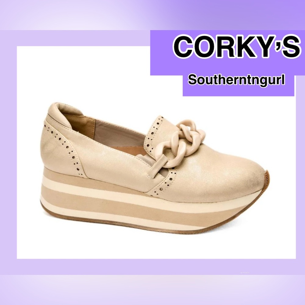 NWT  CORKYS “ So What “ Platform Sneakers Loafers Platforms